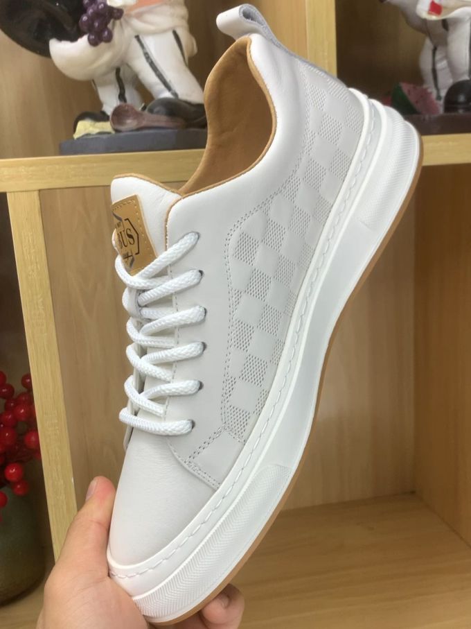 低帮 松紧带 皮革 