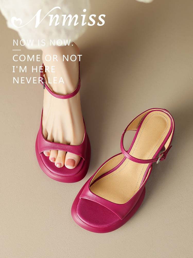 无帮 袢扣 皮革  - VALI鞋履AI设计主图