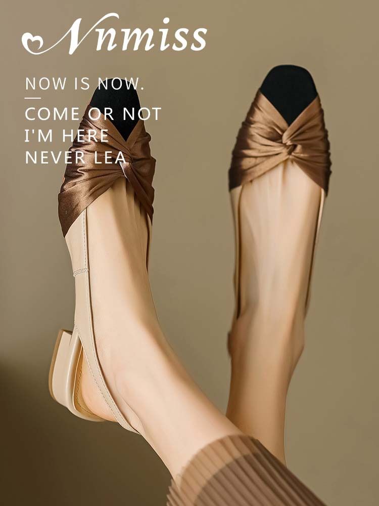 低跟 粗跟 低帮 一脚蹬 浅口鞋  - VALI鞋履AI设计主图