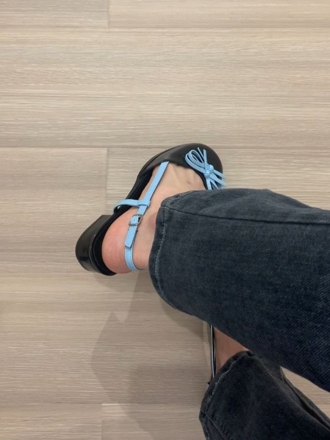 圆头 袢扣 中口鞋 皮革 