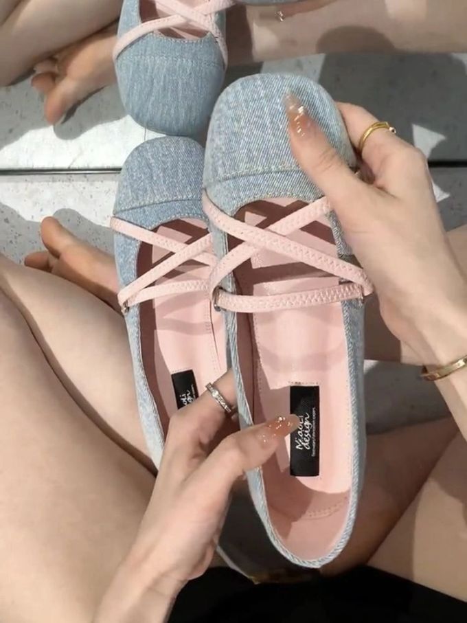 方头 袢扣 中口鞋 