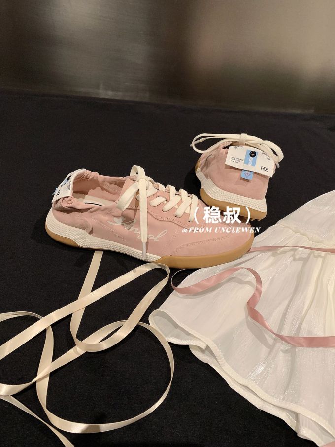 低帮 系带 皮革 