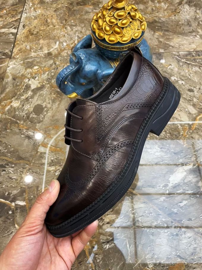 圆头 系带 皮革 