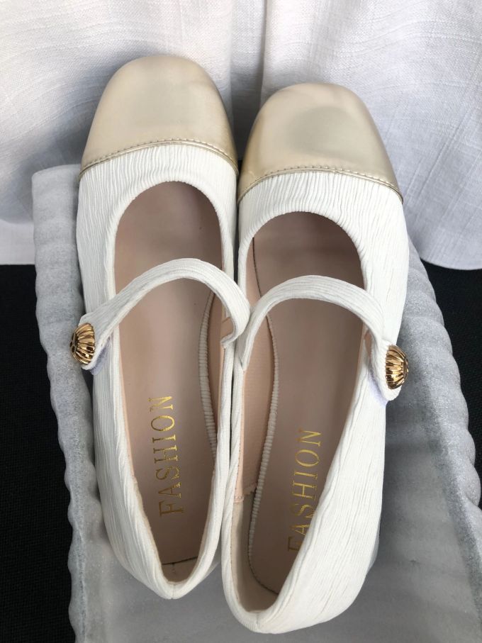 圆头 浅口鞋 皮革 