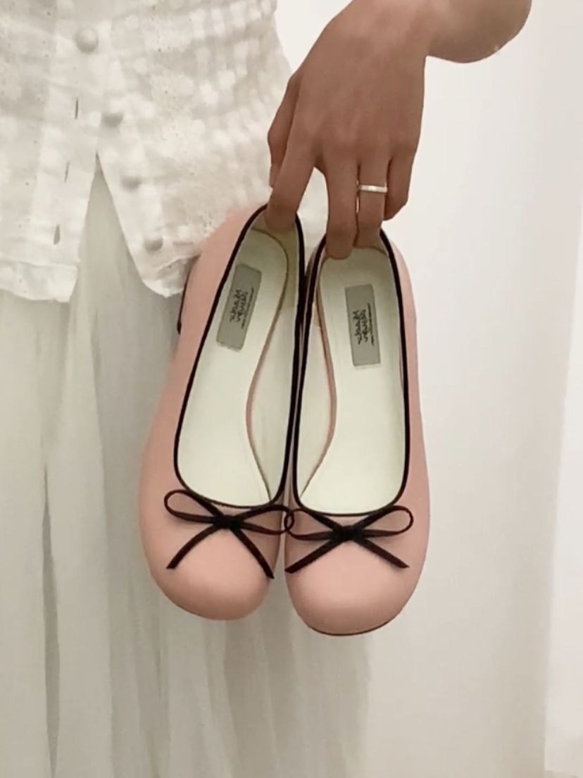 圆头 一脚蹬 弹力绳 浅口鞋 皮革  - VALI鞋履AI设计主图