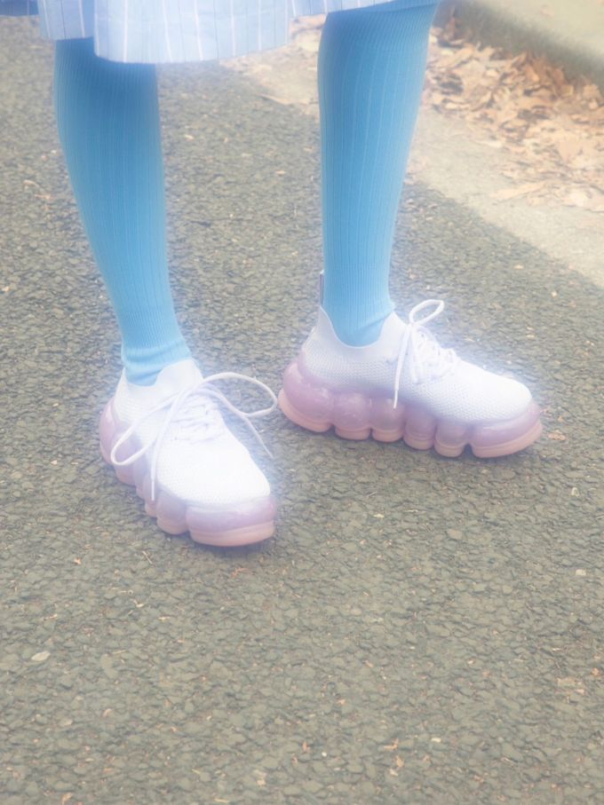 低帮 系带 网面 