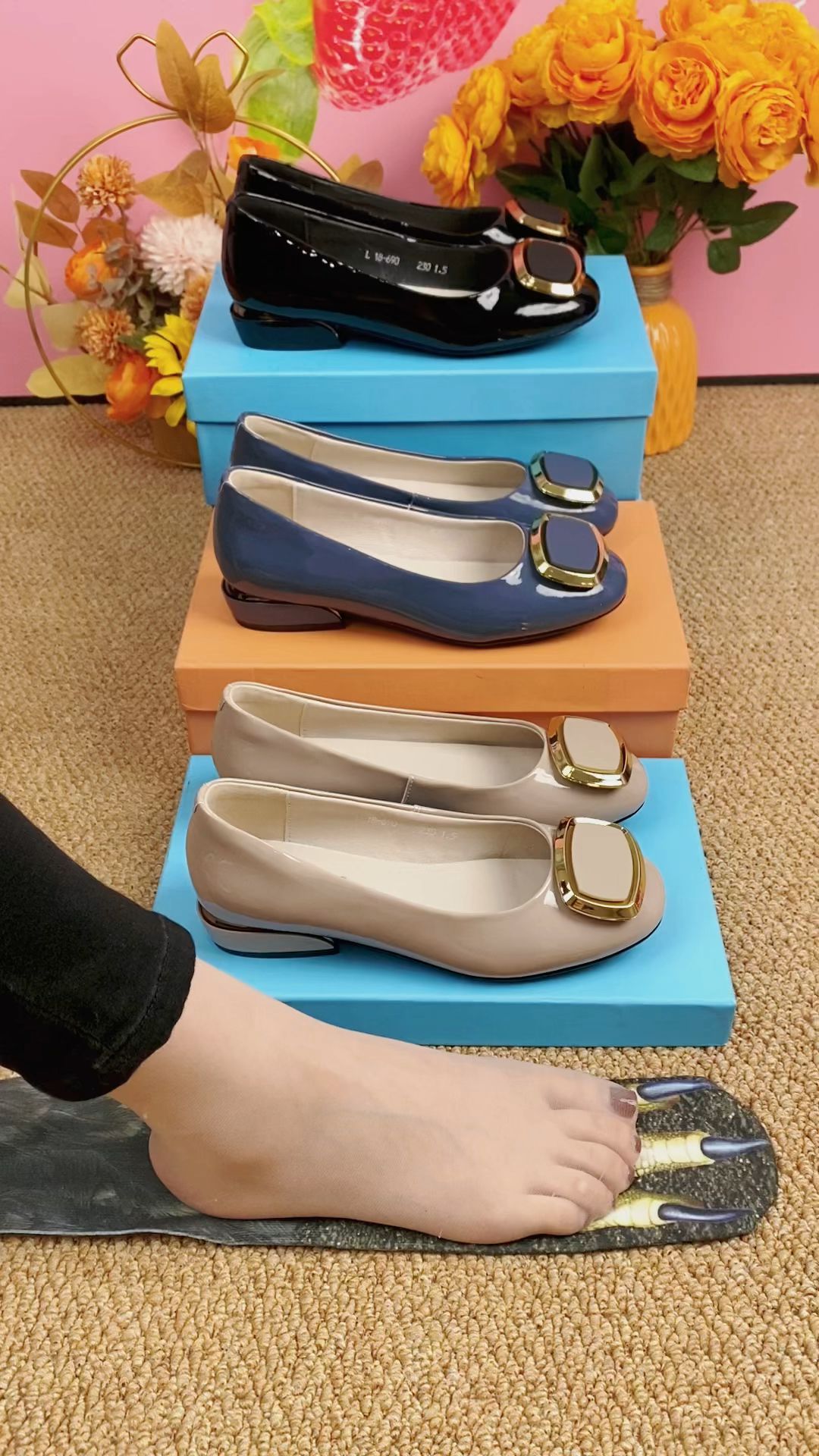 圆头 低帮 一脚蹬 浅口鞋  - VALI鞋履AI设计主图