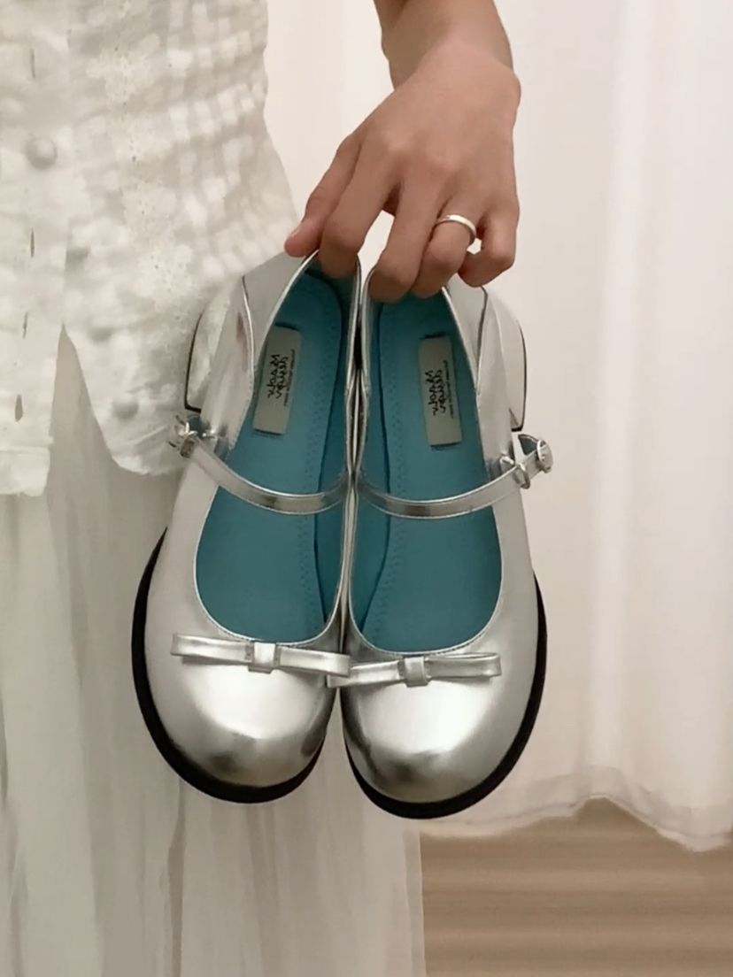 圆头 袢扣 浅口鞋 皮革  - VALI鞋履AI设计主图