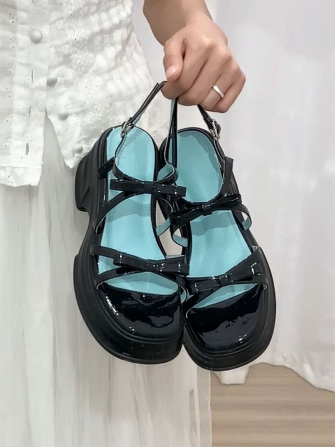 无帮 袢扣 皮革 