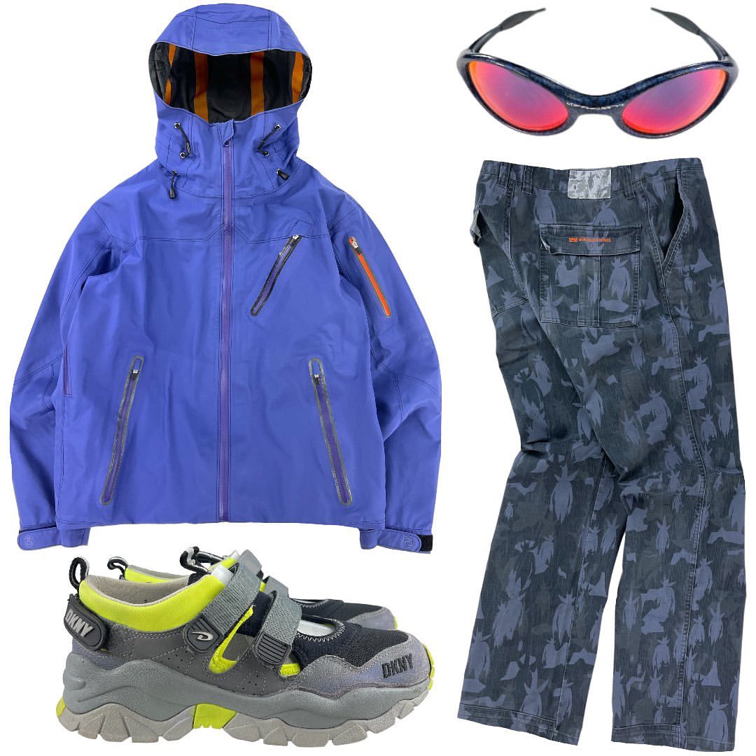 防护功能 H型 连帽领 撞色/渐变 电光蓝 基础绳带 功能拉链 基础拉链  - VALI鞋履AI设计主图