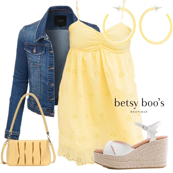 棉麻 A型 V领 抽褶 绣花 法国香草色 阳光 爆米花黄 