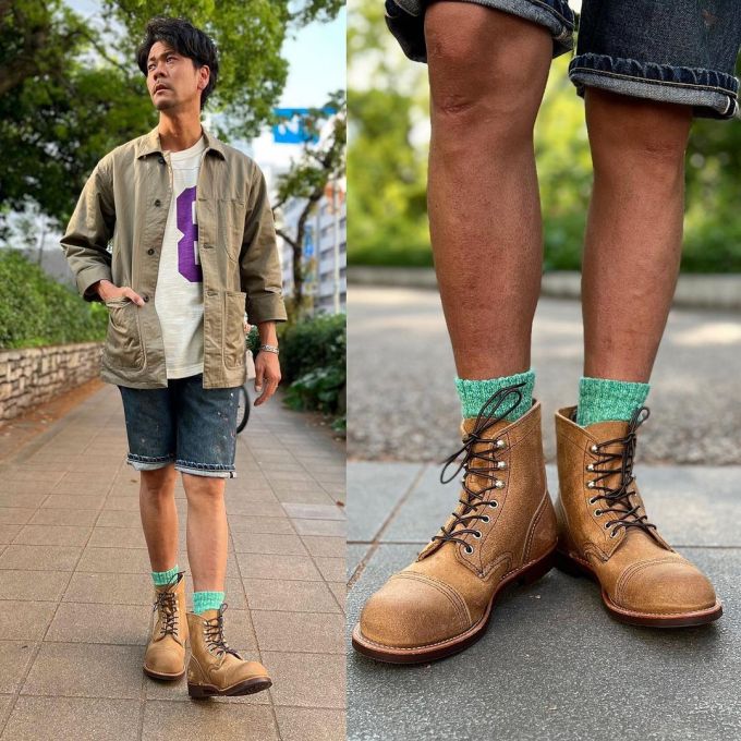 圆头 系带 皮革 