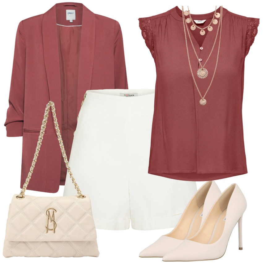 正装面料 H型 边缘装饰 浅褐红 烧砖啡 都市  - VALI鞋履AI设计主图