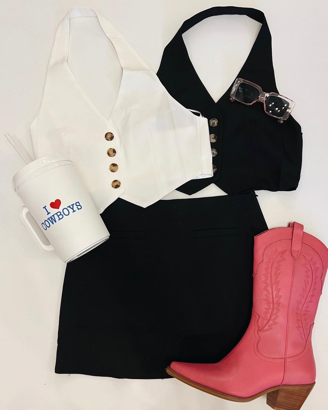 正装面料 H型 V领 鹭白 栀子白 装饰扣饰  - VALI鞋履AI设计主图