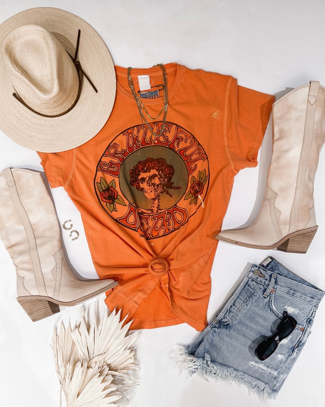 针织面料 T型 圆形领 人物图案 文字图案 标志图案 印花 橙皮 柿子橙  - VALI鞋履AI设计主图