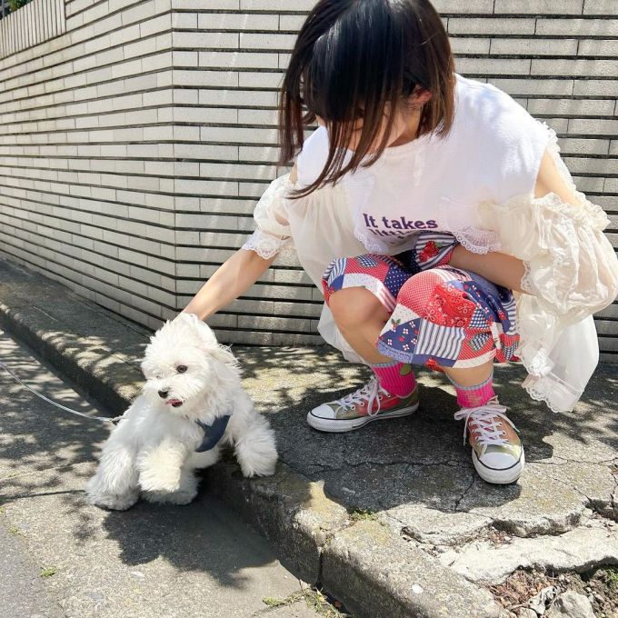 棉麻 抽褶 印花 晨曦紫 轻粉色 淡兰花色 日系休闲 休闲 