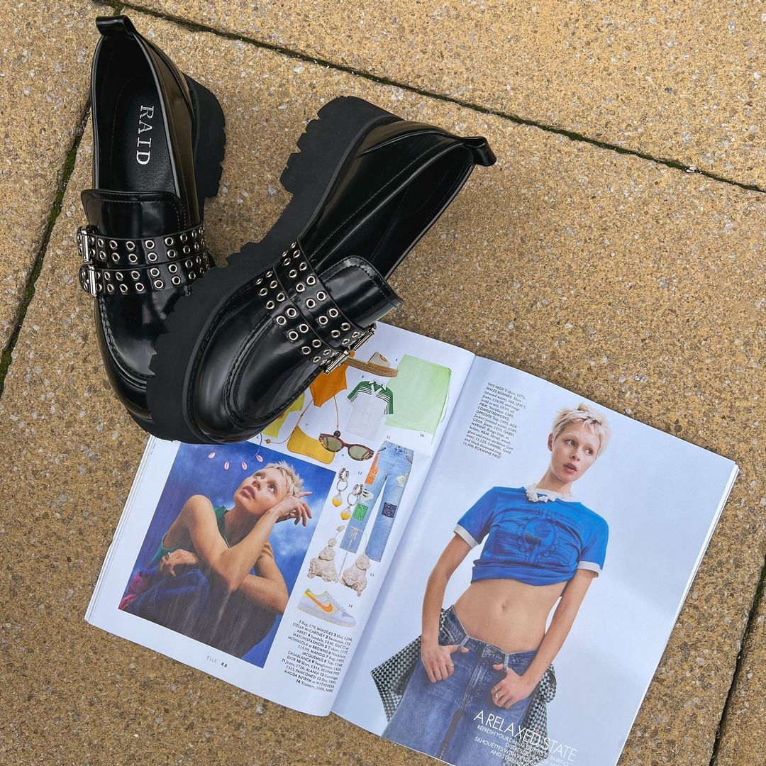 厚底 圆头 低帮 深口鞋 皮革  - VALI鞋履AI设计主图