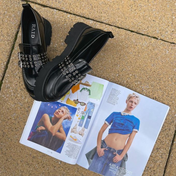 厚底 圆头 低帮 深口鞋 皮革 