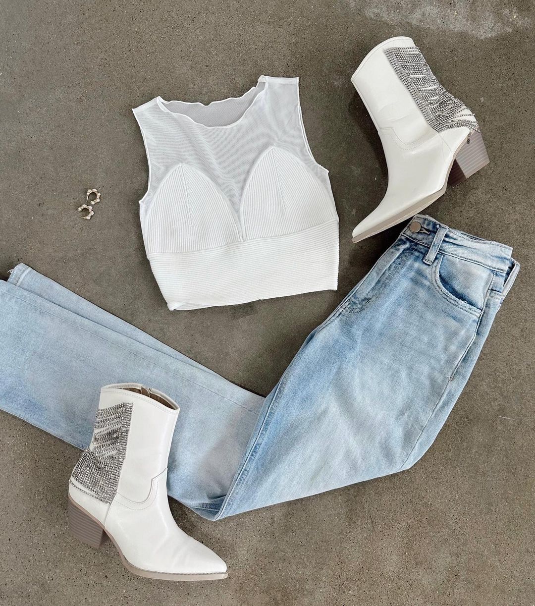 针织面料 冰川灰 炽白  - VALI鞋履AI设计主图