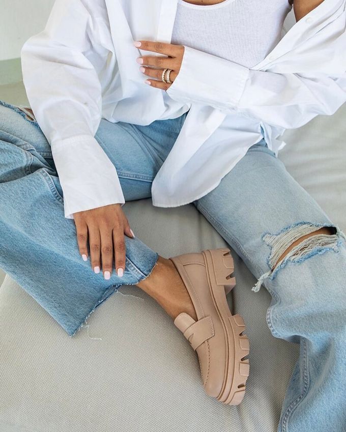 牛仔面料 洗水 磨损破洞 灰丁香色 珍珠蓝 