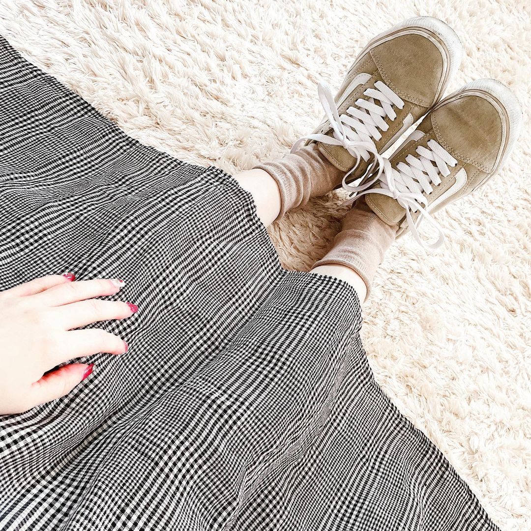 呢绒 A型 格纹/菱格 踢踏舞鞋色 亮白色  - VALI鞋履AI设计主图