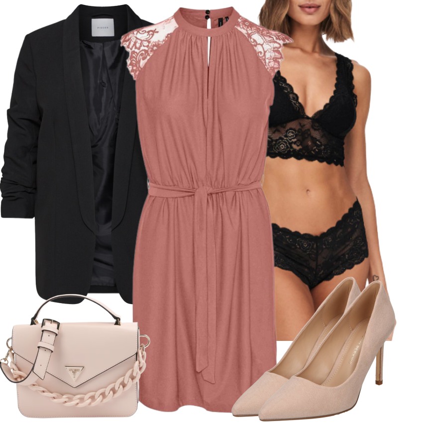 雪纺 立领 抽褶 沙漠沙色 峡谷玫瑰色  - VALI鞋履AI设计主图