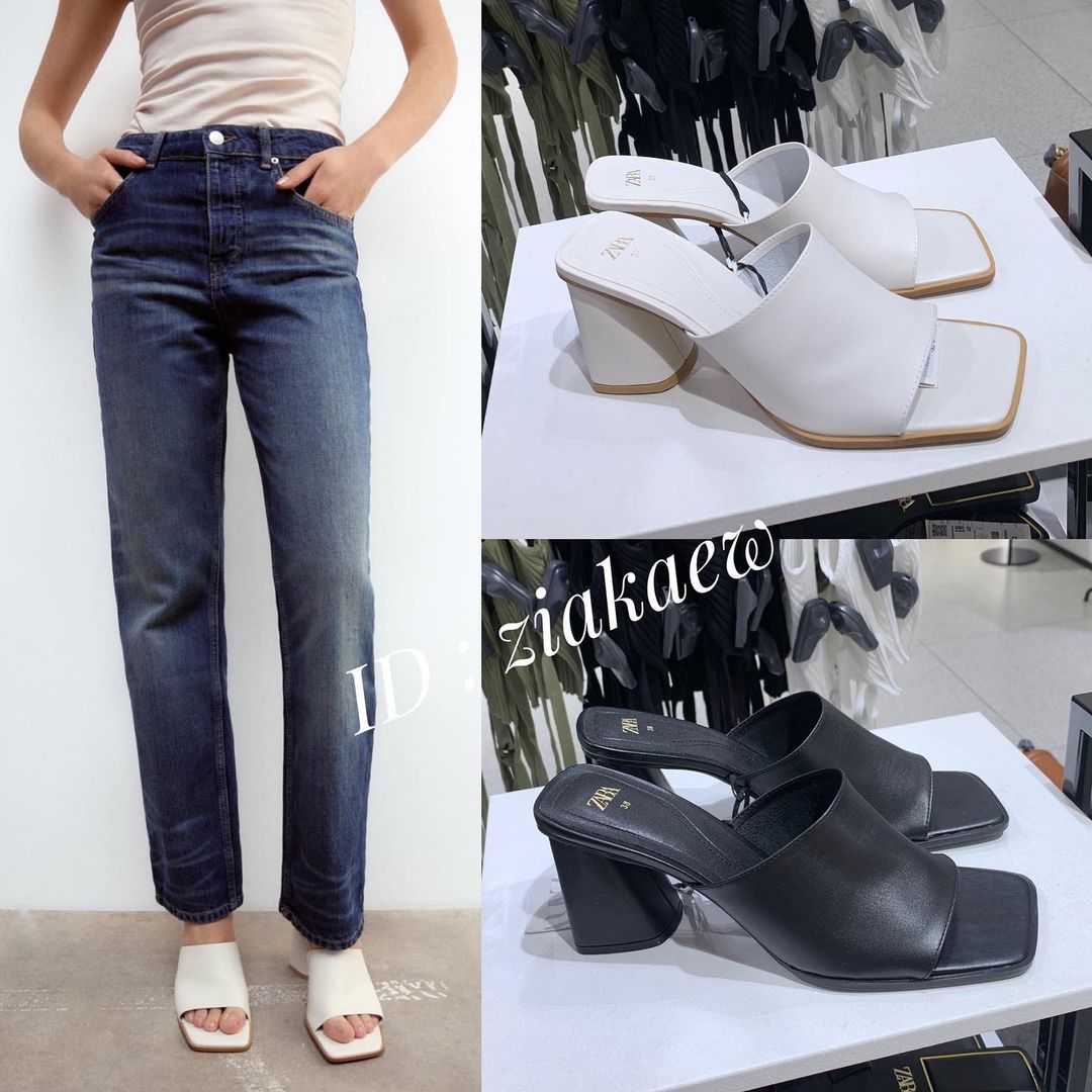 牛仔面料 洗水 夜蓝色 基础扣饰  - VALI鞋履AI设计主图