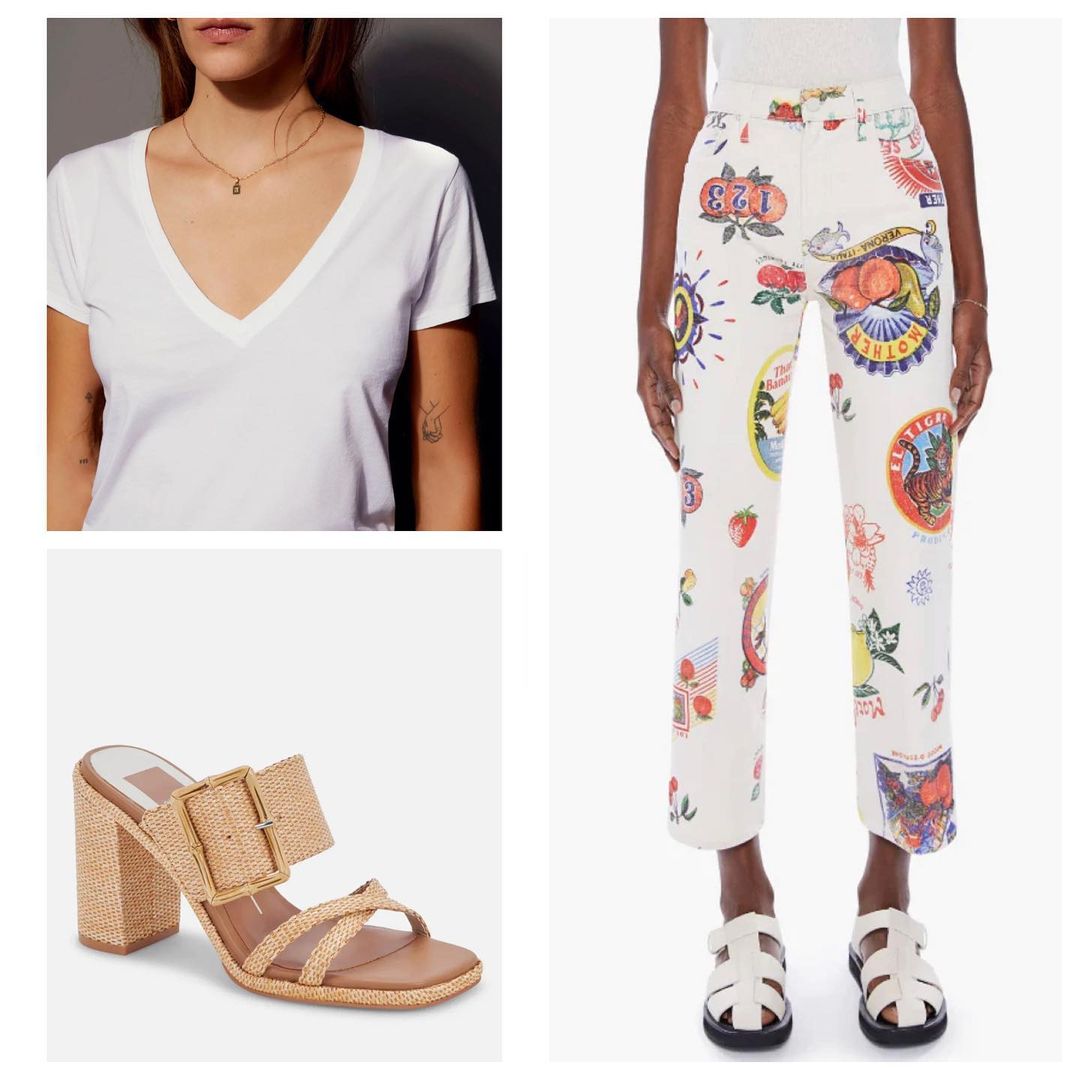 植物/花卉 卡通次元 印花 香雪球色  - VALI鞋履AI设计主图