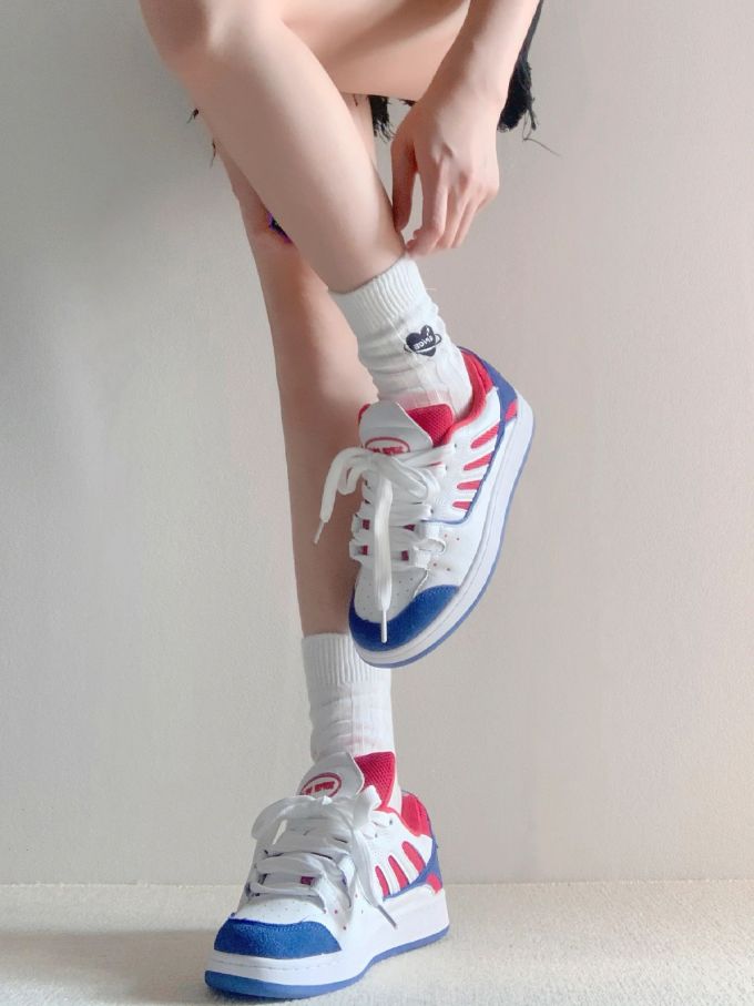 低帮 系带 皮革 