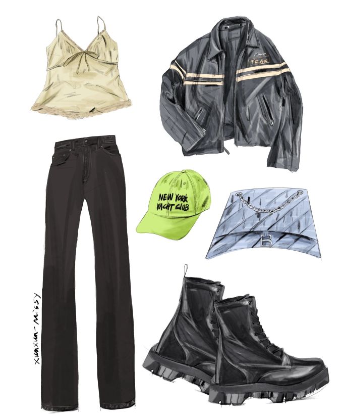 牛仔面料 夜幕色 基础扣饰 