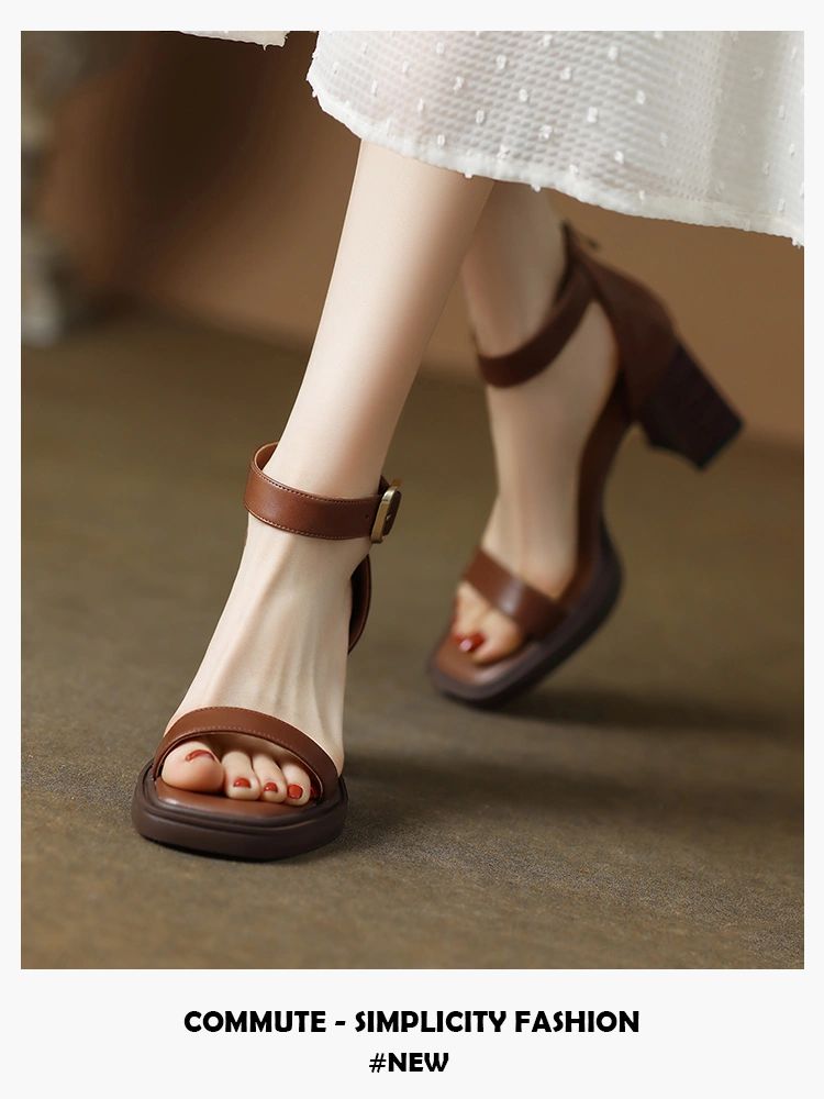 粗跟 无帮  - VALI鞋履AI设计主图