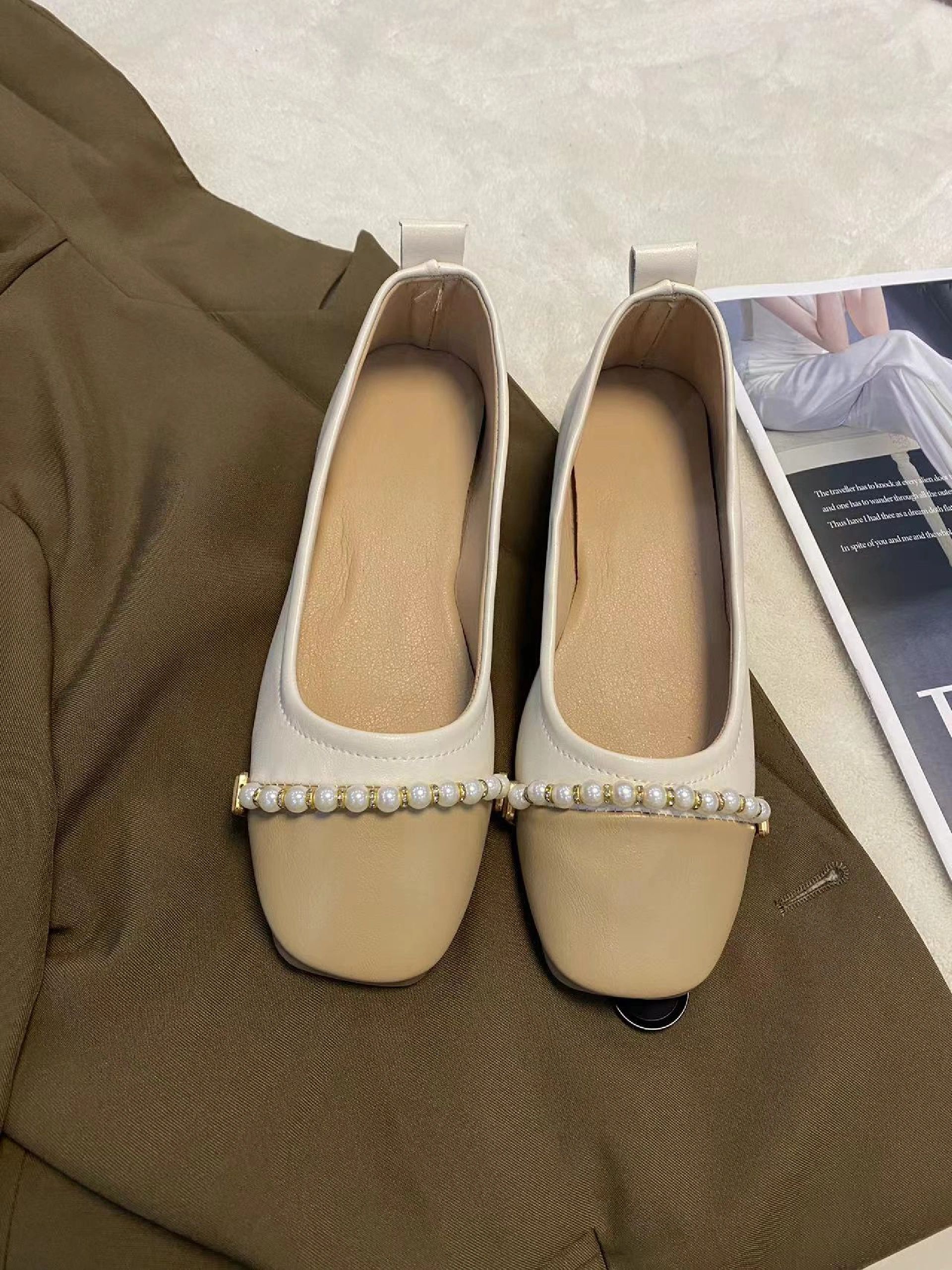 圆头 一脚蹬 浅口鞋 皮革  - VALI鞋履AI设计主图