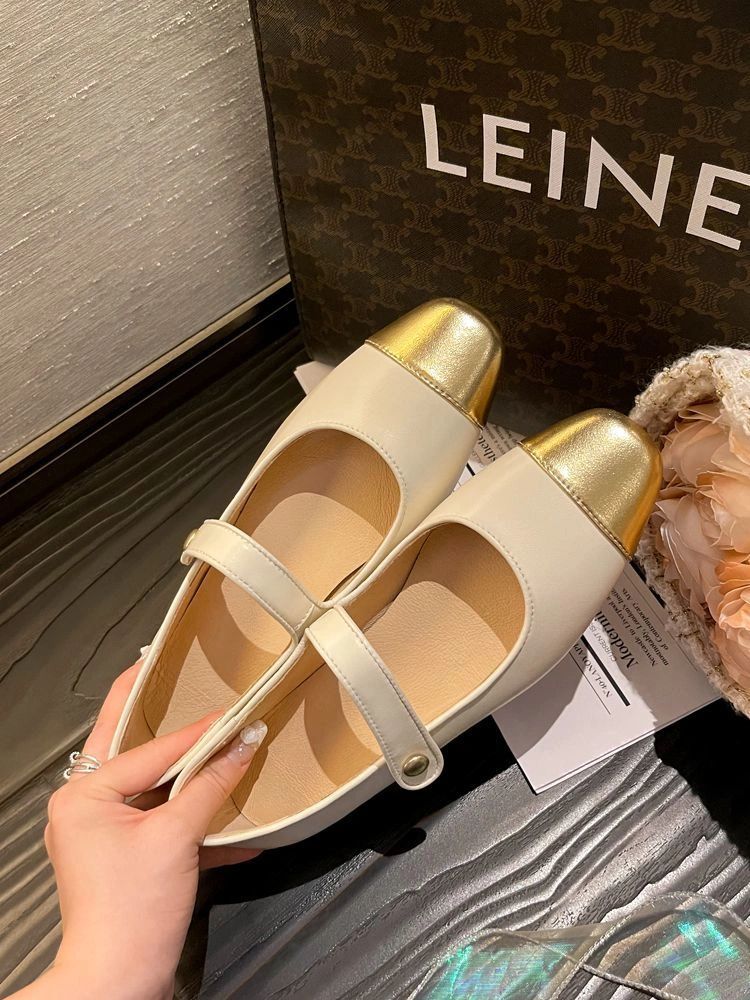 方头 浅口鞋 皮革  - VALI鞋履AI设计主图