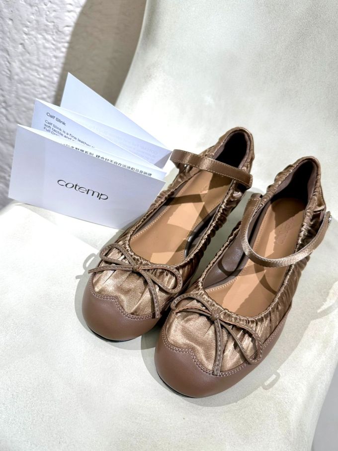 圆头 中口鞋 皮革 