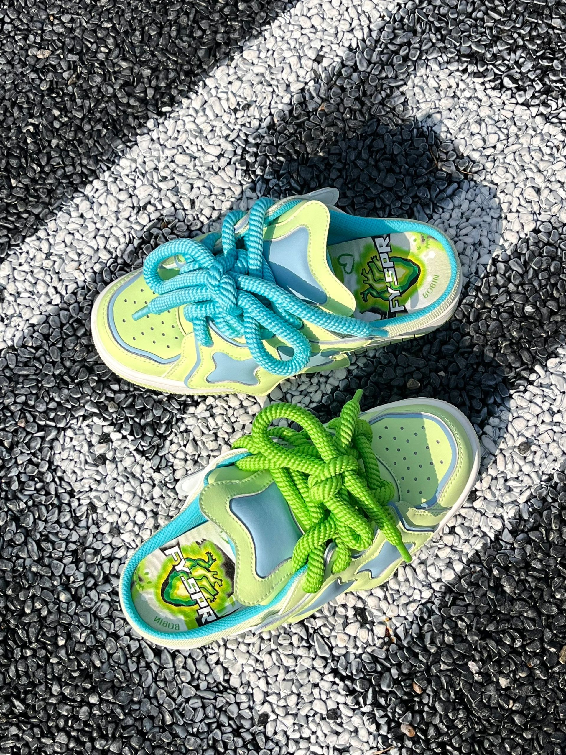 系带 魔术贴 皮革  - VALI鞋履AI设计主图