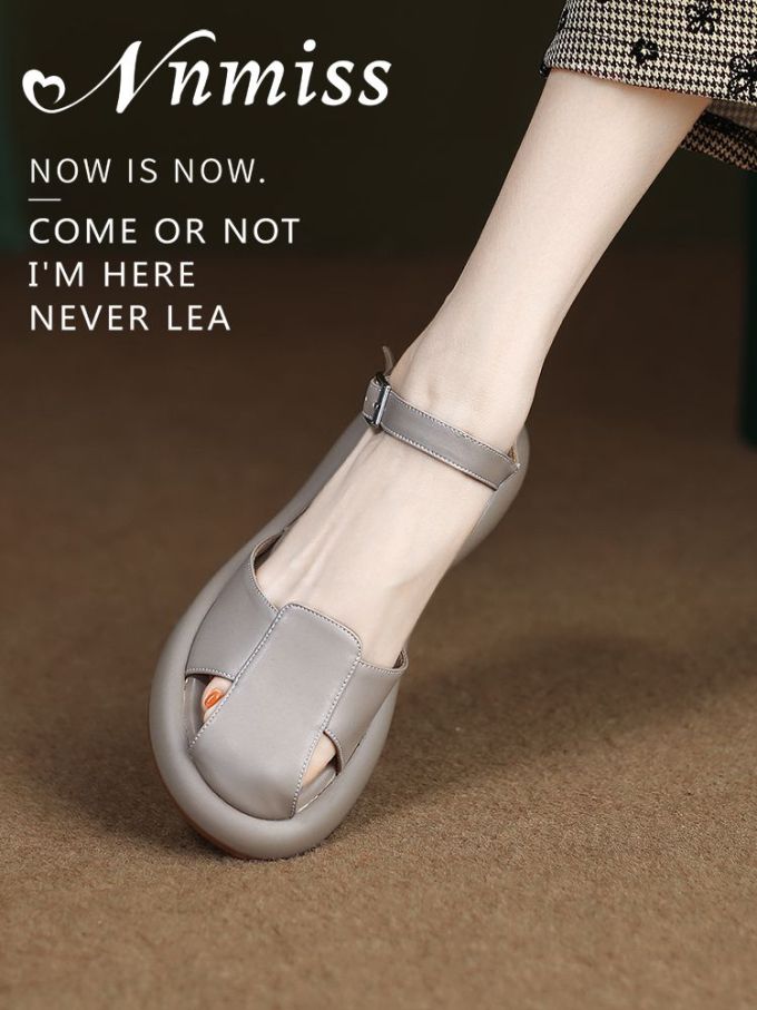 无帮 袢扣 皮革 