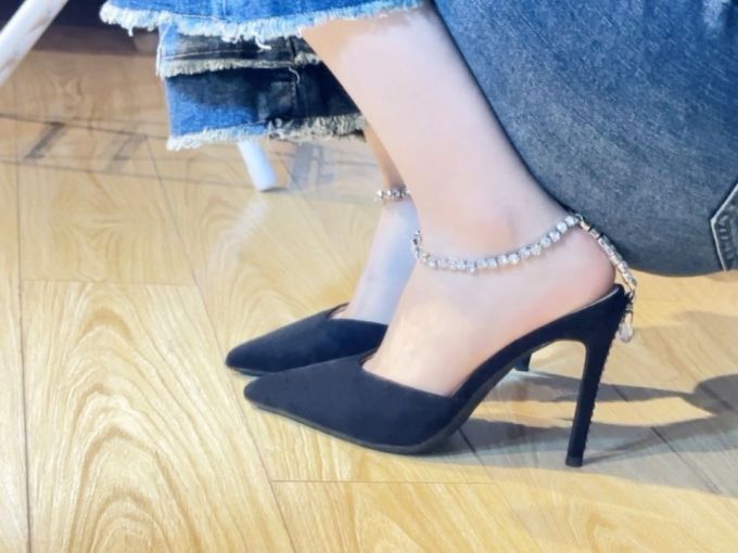 高跟 细跟 尖头 低帮 浅口鞋 皮革 