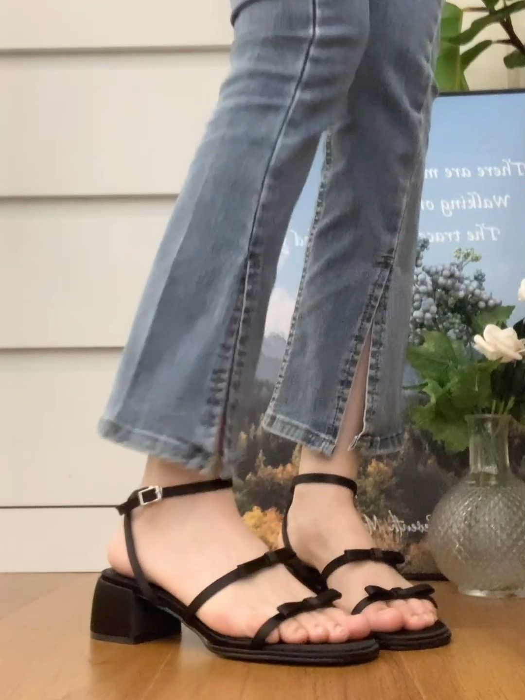 牛仔面料 洗水 纪念碑灰 暗岩灰 暴雨灰 沥青色  - VALI鞋履AI设计主图