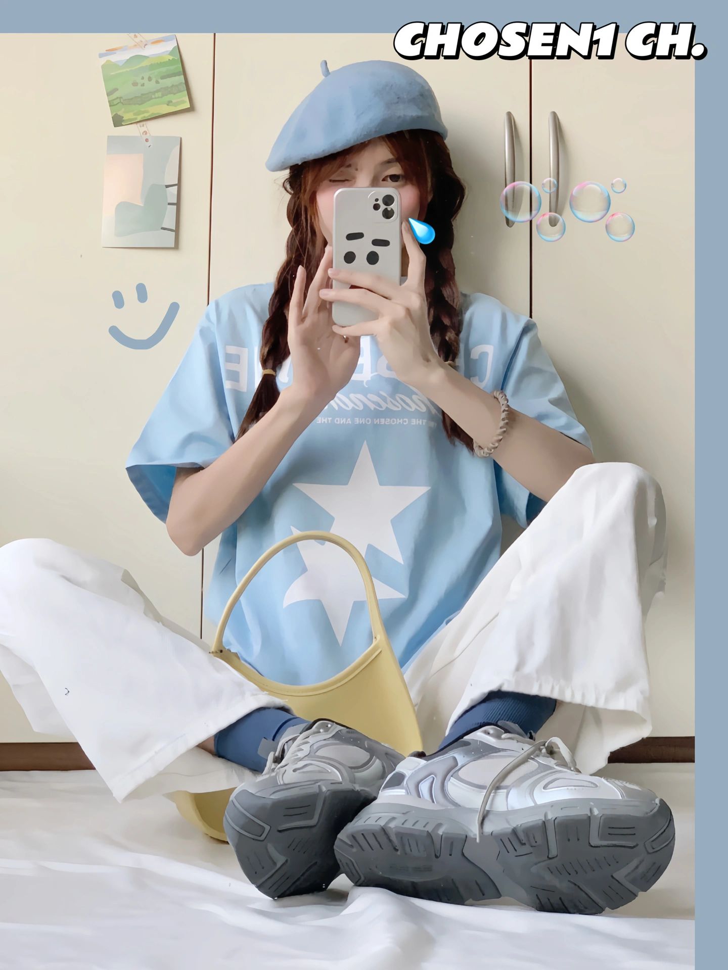 灰丁香色 云雾色 甜妹风 甜美  - VALI鞋履AI设计主图