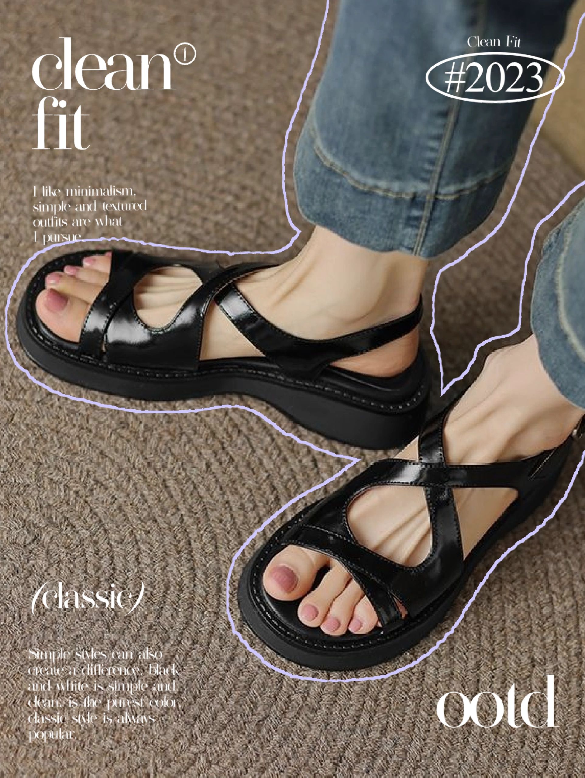 无帮 皮革  - VALI鞋履AI设计主图