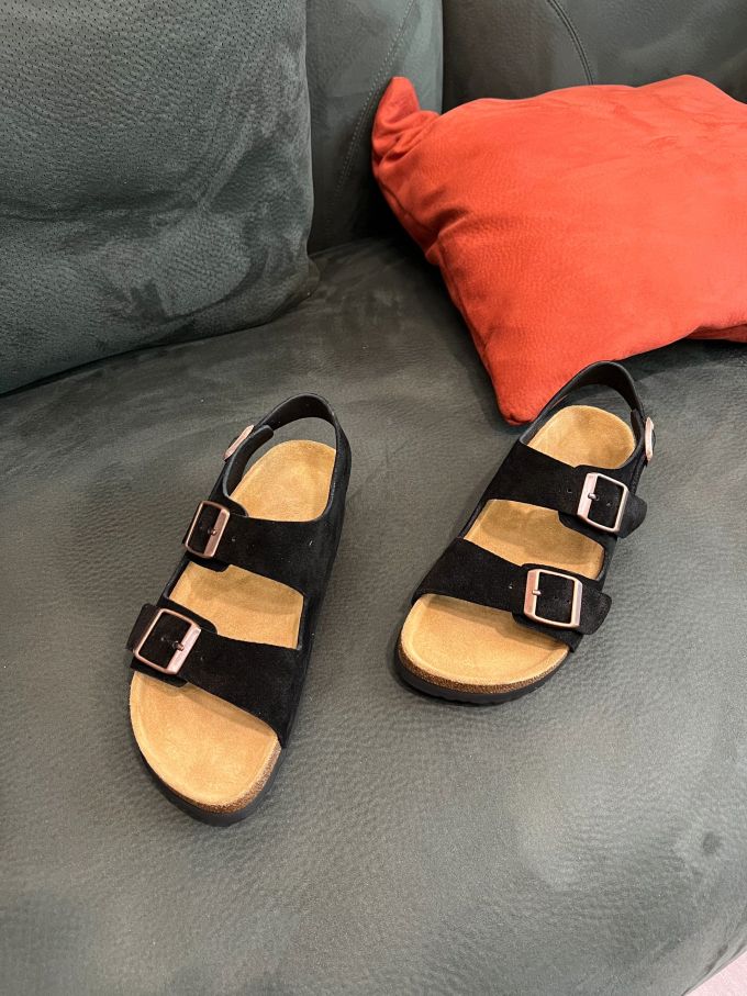 无帮 袢扣 皮革 