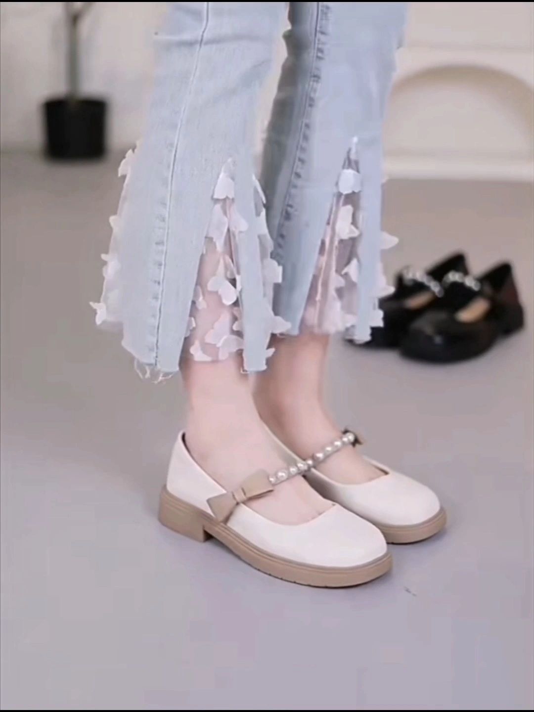 圆头 浅口鞋 皮革  - VALI鞋履AI设计主图