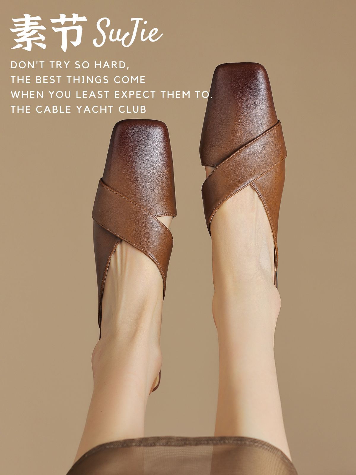 方头 低帮 中口鞋 皮革  - VALI鞋履AI设计主图