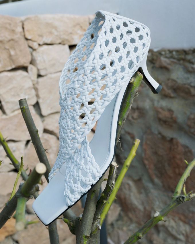 粗跟 无帮 一脚蹬 