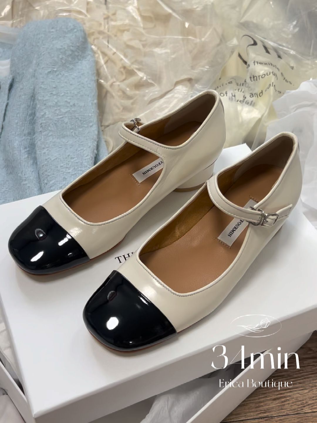 圆头 袢扣 浅口鞋 皮革  - VALI鞋履AI设计主图