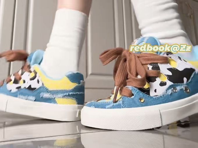 高帮 系带 皮革 