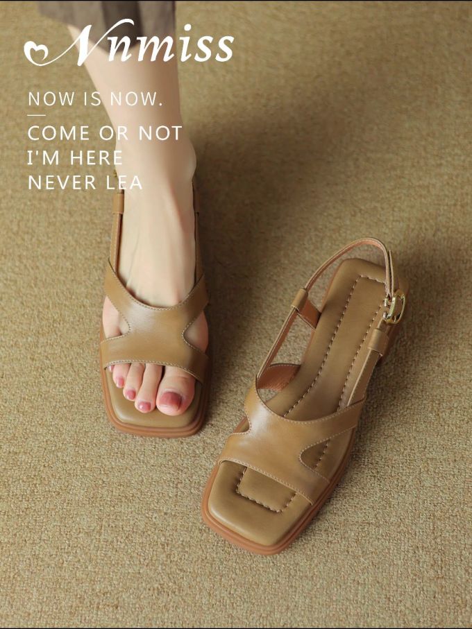 无帮 袢扣 皮革 