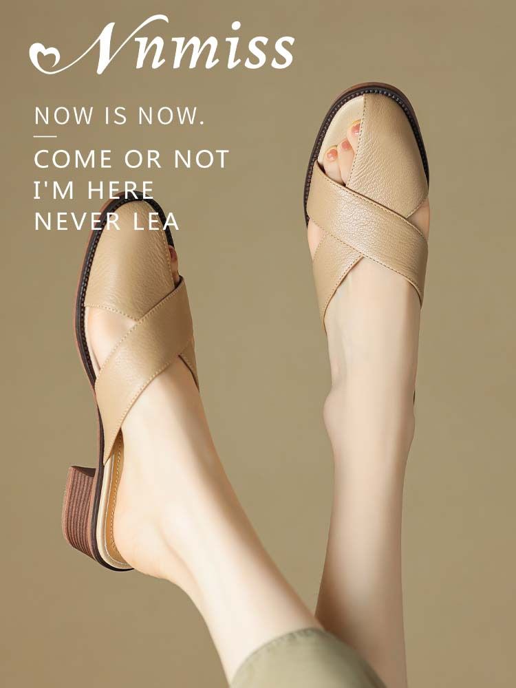 无帮 皮革  - VALI鞋履AI设计主图