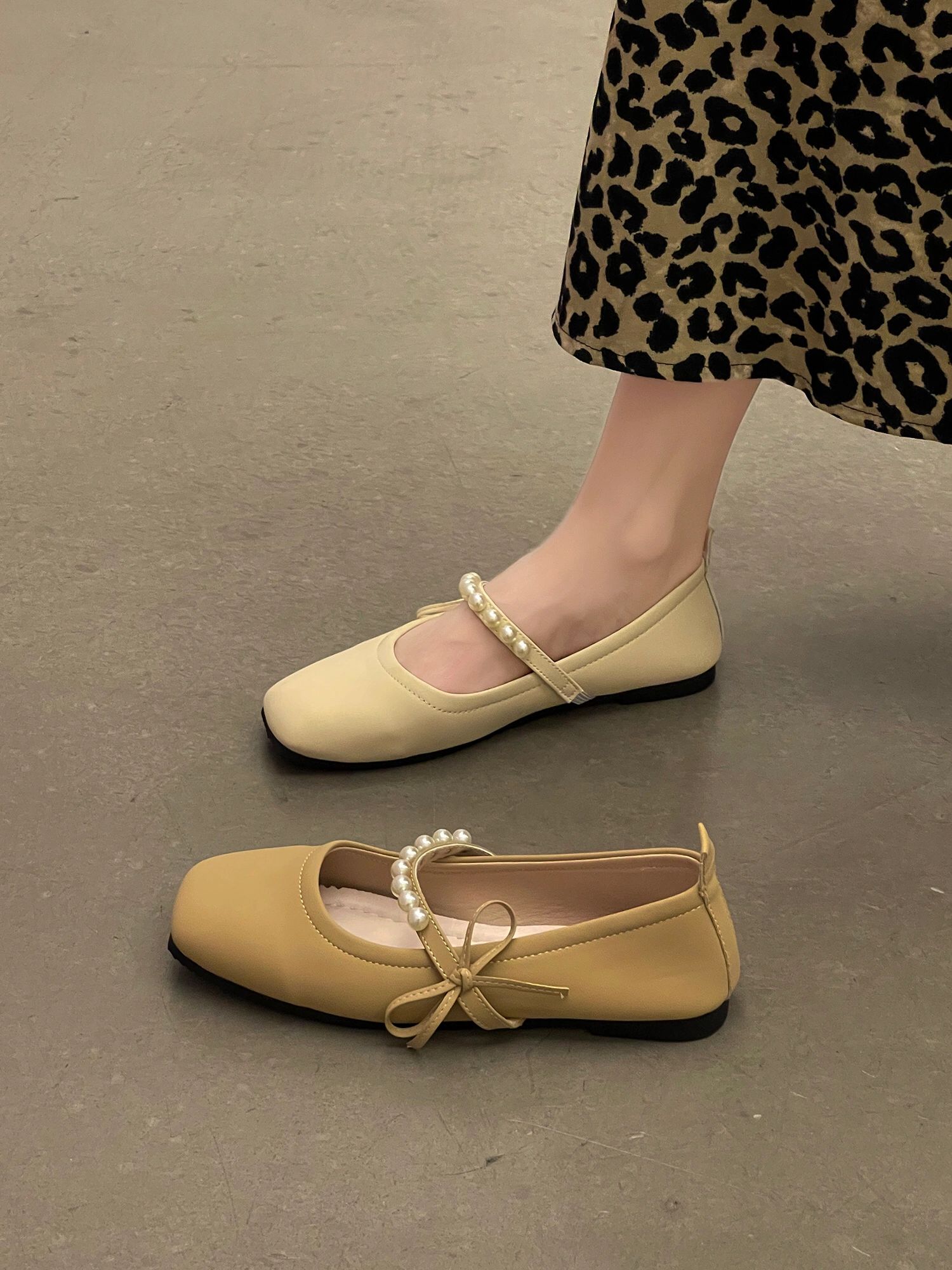 平底 中口鞋 皮革  - VALI鞋履AI设计主图