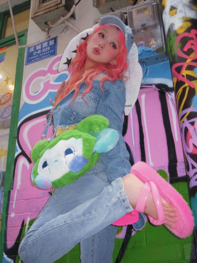 牛仔面料 H型 翻领 撞色/渐变 洗水 无限蓝 恒灰蓝 Y2K 辣妹 